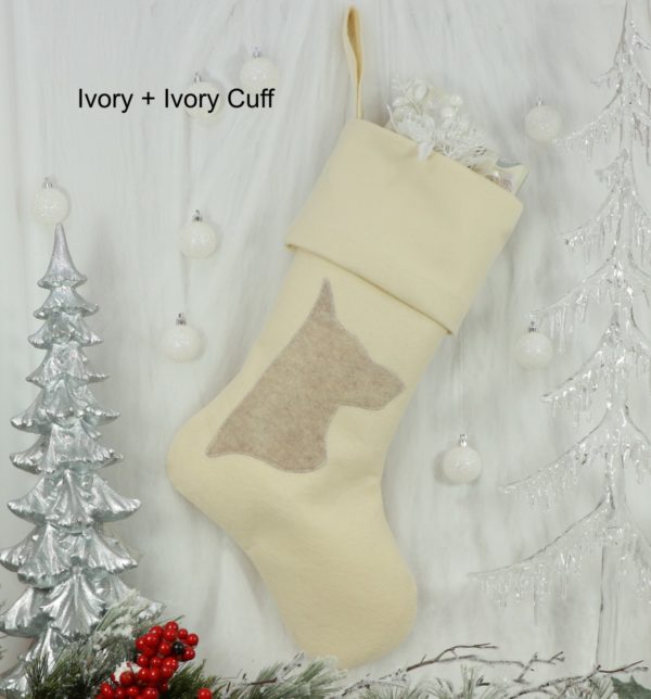 German Shepherd Christmas Stocking