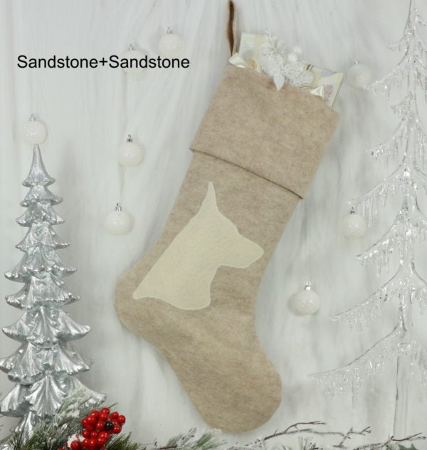 German Shepherd Christmas Stocking