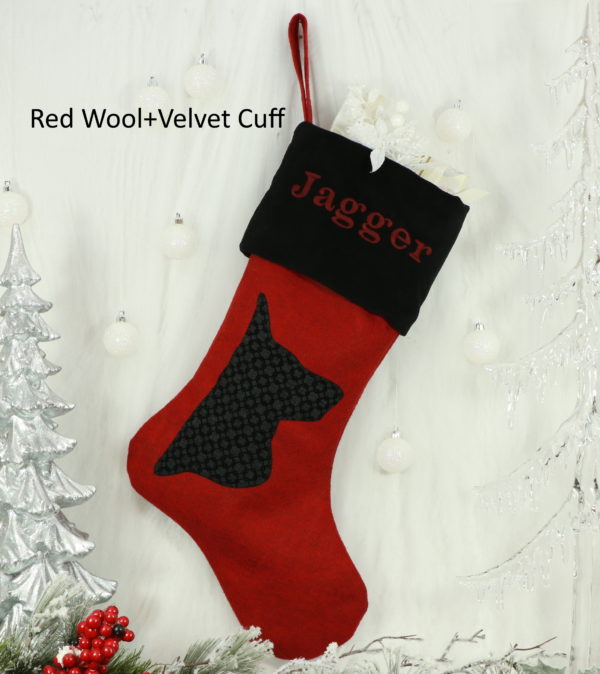 German Shepherd Christmas Stocking