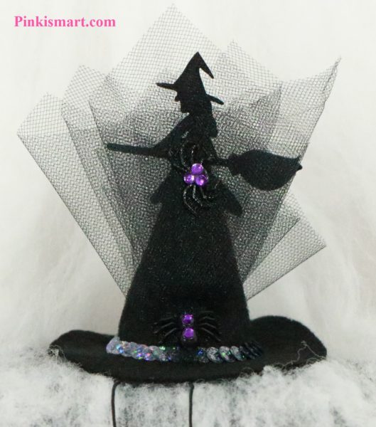 Pet Clothes Halloween Witch Hat Witch Theme Published Small Back
