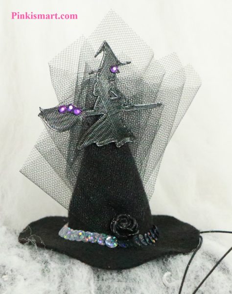 Pet Clothes Halloween Witch Hat Witch Theme Published Small Front 1
